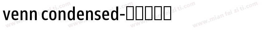 venn condensed字体转换
